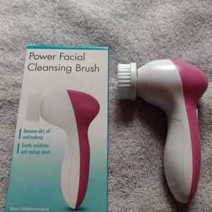 Facial spin brush